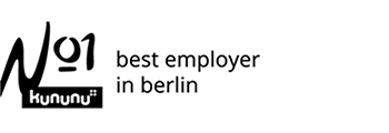 Voted best company to work for in Berlin<p><strong>kununu</p></strong>
